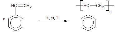 Obliczanie masy styrenu niezbędnej do otrzymania polimeru o określonej długości łańcuchów