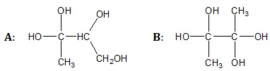 Wybór trwalszego spośród dwóch izomerycznych alkoholi zawierających cztery atomy węgla w cząsteczce